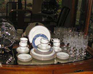 Wedgewood china and crystal