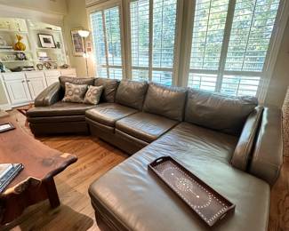 Large comfortable sectional sofa - comes in 3 pieces