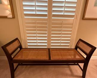 Crate and Barrel bench 