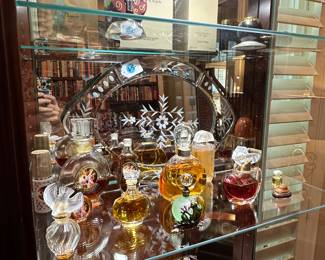 Beautiful perfume bottles