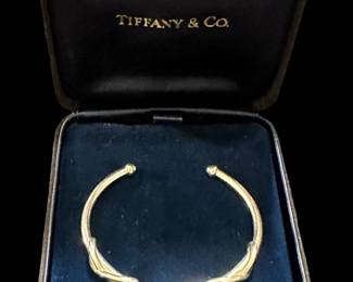 Tiffany & Co. Sterling Double Infinity Cuff 