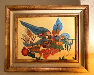 Framed art by Jani G. 