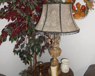 Lamp and artificial Plant