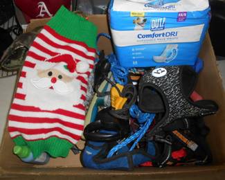 Dog leases, sweaters and halters