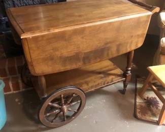 Amish Made Tea Cart