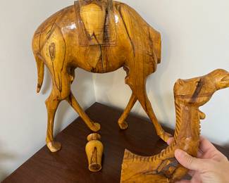 Fabulous Olive Wood camel..just needs a little help 😊