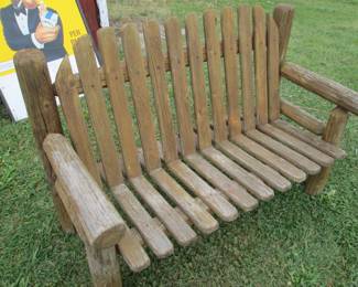 wood bench
