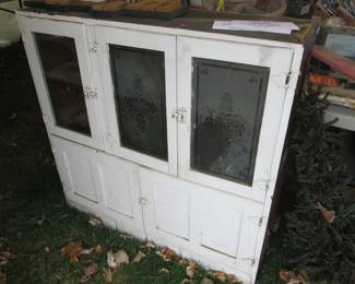 wood antique cabinet