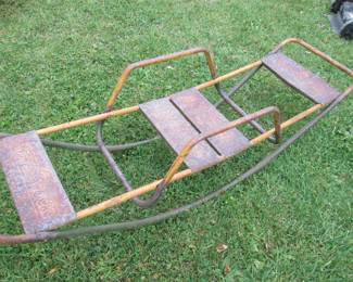 Antique kids teeter totter