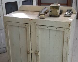 Antique wood cabinets 