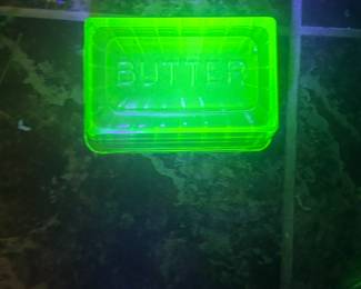 Uranium butter dish cover