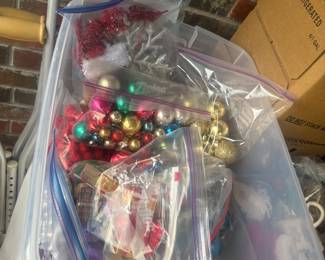 Vintage Christmas ornaments 