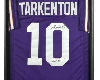 Frank Tarkenton Vikings Autographed Jersey