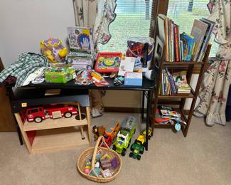 Toys and children's books