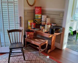 Antique Tin Collection