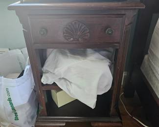 Antique night stand.