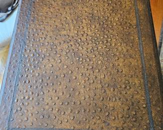 Top of palm tree table. Great accent table for any room.