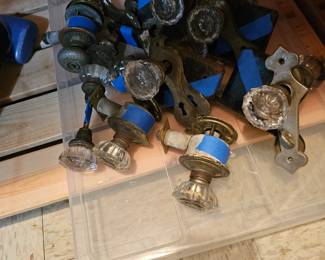 Antique door knobs