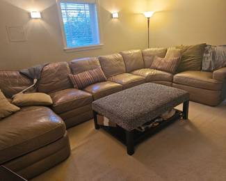 Great seating with the best comfort as well as quality! Custom leather by Sherrill!