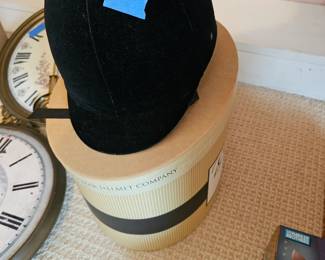 Equestrian hat.