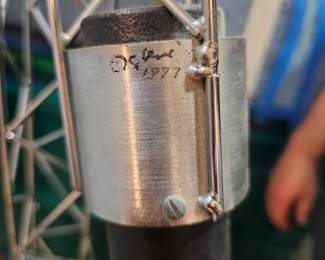 Signed mid century floor lamp. C.Jere . Great piece, does need some work but could by a great addition. 
RARE TOO!!!