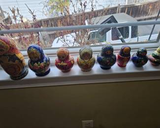 Russian stack dolls.