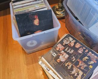 Lots of LP's.