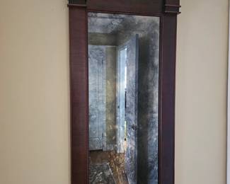 Antique mirror.