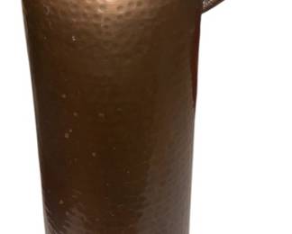 Coppery Metal Vase 
