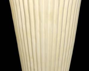 White Stoneware Ivory Vase 