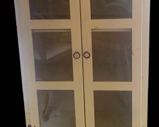 Distressed Curio Cabinet 