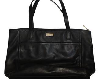 Black Kate Spade Leather Tote Bag 