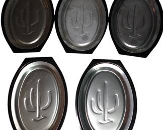 Vintage Cactus Nordic Ware Steak Plates 