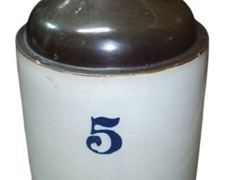 Vintage 2Tone 5 Gallon Stoneware Jug 