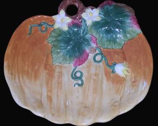 Fitz Floyd pumpkin classic gardening 