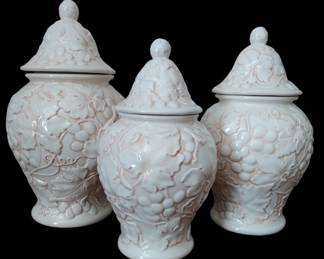 Napa 3 Piece Canister Set 