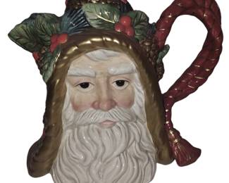 Retired Fitz Floyd Santa Teapot 