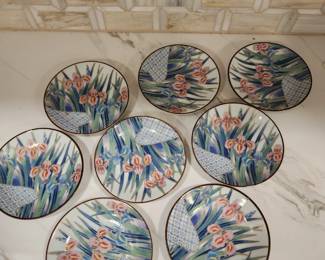 JAPANESE CAPILANO AYAME IRIS DISHES