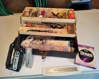 Second tackle box with lures 