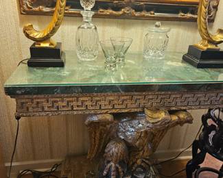 Eagle base of the table