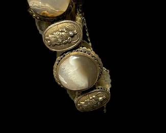 Sterling Silver Himalayan Quartz Antique Bracelet