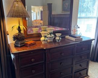 #15 - $350 - Wynwood dresser & mirror 65"x19 1/2Dx77"H