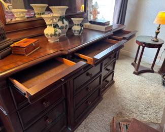 #15 - $350 - Wynwood dresser & mirror 65"x19 1/2Dx77"H