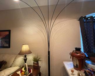 #3 - $120 EACH Large floor lamps with 5 lights - 2 Available 