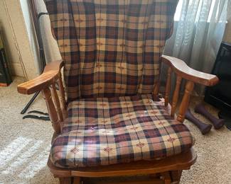 #24 - $80 Wood glider chair