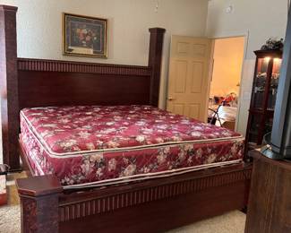 #14 - $250 Standard Furniture Company king bed w/optional mattress 