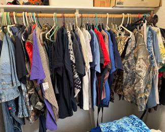 Men clothing / hunting gears. 