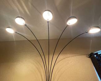 #3 - $120 EACH Large floor lamps with 5 lights - 2 Available 