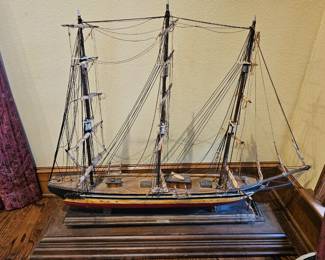 large wooden ship model - Fragala Copanola 1786