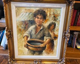 original oil painting on canvas by artist Hedva Ferenci